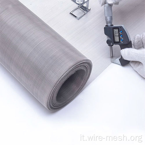 Schermo della rete di tessitura semplice in acciaio inossidabile da 3 mm